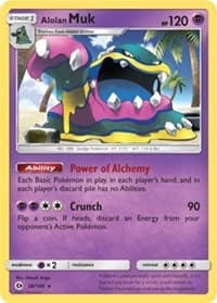Alolan Muk - 58/149 (Cosmos Holo) - Blister Exclusives - Pokemon card