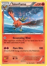 Talonflame - 28/146 (Cosmos Holo) - Blister Exclusives - Pokemon card
