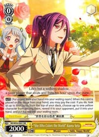 "She Who Colors the World" Kaoru Seta - BanG Dream! Girls Band Party! - Weiss Schwarz card