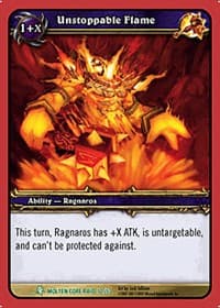 Unstoppable Flame - Molten Core - WoW card