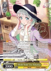 "Model Mode" Eve Wakamiya (B) (SP) - BanG Dream! Girls Band Party! - Weiss Schwarz card