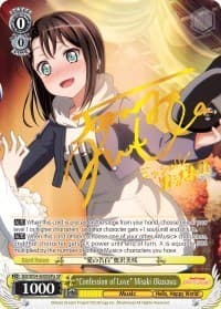 "Confession of Love" Misaki Okusawa (A) (SP) - BanG Dream! Girls Band Party! - Weiss Schwarz card