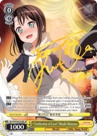 "Confession of Love" Misaki Okusawa (B) (SP) - BanG Dream! Girls Band Party! - Weiss Schwarz card