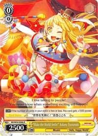 "Make the World Smile!" Kokoro Tsurumaki - BanG Dream! Girls Band Party! - Weiss Schwarz card
