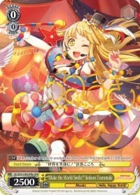 "Make the World Smile!" Kokoro Tsurumaki (A) (SPM) - BanG Dream! Girls Band Party! - Weiss Schwarz card