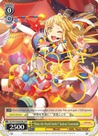 "Make the World Smile!" Kokoro Tsurumaki (B) (SPM) - BanG Dream! Girls Band Party! - Weiss Schwarz card