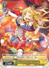 "Make the World Smile!" Kokoro Tsurumaki (SR) - BanG Dream! Girls Band Party! - Weiss Schwarz card
