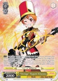 "Onstage" Hagumi Kitazawa (B) (SPM) - BanG Dream! Girls Band Party! - Weiss Schwarz card