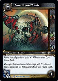 Core Hound Tooth - Molten Core Treasure - WoW card