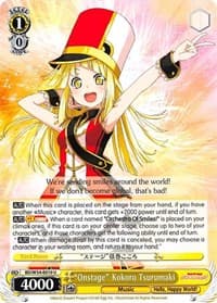 "Onstage" Kokoro Tsurumaki - BanG Dream! Girls Band Party! - Weiss Schwarz card