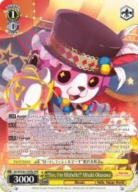 "Yes, I'm Michelle!" Misaki Okusawa (B) (SPM) - BanG Dream! Girls Band Party! - Weiss Schwarz card