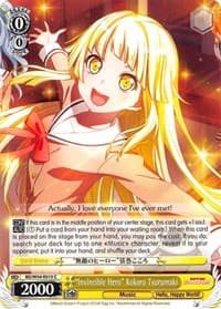 "Invincible Hero" Kokoro Tsurumaki - BanG Dream! Girls Band Party! - Weiss Schwarz card
