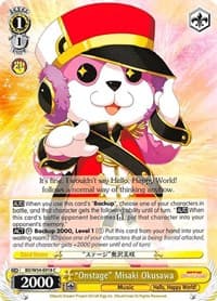 "Onstage" Misaki Okusawa - BanG Dream! Girls Band Party! - Weiss Schwarz card
