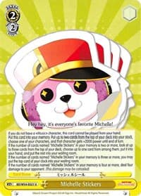 Michelle Stickers - BanG Dream! Girls Band Party! - Weiss Schwarz card