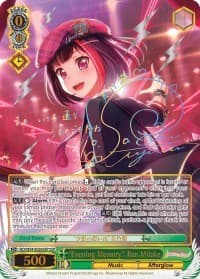 "Evening Memory" Ran Mitake (SSP) - BanG Dream! Girls Band Party! - Weiss Schwarz card