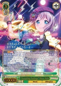 "Accepting Feelings" Moca Aoba (SSP) - BanG Dream! Girls Band Party! - Weiss Schwarz card