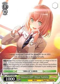 "Glasses Off" Maya Yamato - BanG Dream! Girls Band Party! - Weiss Schwarz card