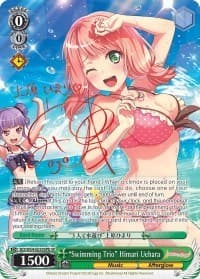 "Swimming Trio" HImari Uehara (B) (SP) - BanG Dream! Girls Band Party! - Weiss Schwarz card