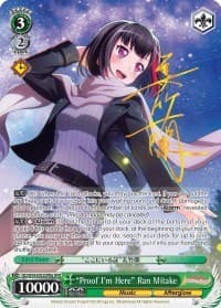 "Proof I'm Here" Ran Mitake (A) (SPM) - BanG Dream! Girls Band Party! - Weiss Schwarz card