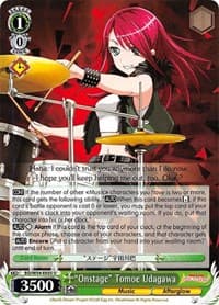 "Onstage" Tomoe Udagawa - BanG Dream! Girls Band Party! - Weiss Schwarz card
