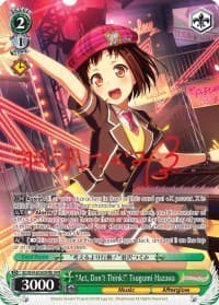 "Act, Don't Think!" Tsugumi Hazawa (B) (SPM) - BanG Dream! Girls Band Party! - Weiss Schwarz card