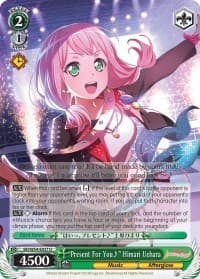 "Present For You" Himari Uehara (SR) - BanG Dream! Girls Band Party! - Weiss Schwarz card