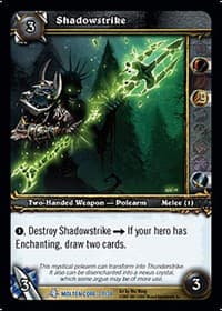 Shadowstrike - Molten Core Treasure - WoW card