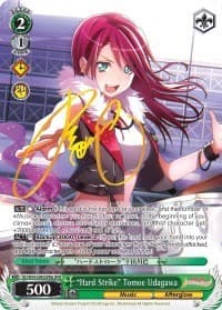 "Hard Strike" Tomoe Udagawa (A) (SPM) - BanG Dream! Girls Band Party! - Weiss Schwarz card