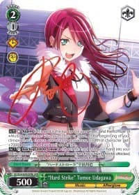 "Hard Strike" Tomoe Udagawa (B) (SPM) - BanG Dream! Girls Band Party! - Weiss Schwarz card