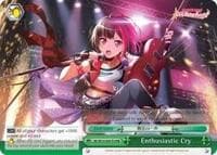 Enthusiastic Cry (RRR) - BanG Dream! Girls Band Party! - Weiss Schwarz card
