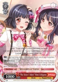 "The Sister I Adore" Rimi Ushigome - BanG Dream! Girls Band Party! - Weiss Schwarz card
