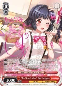"The Sister I Adore" Rimi Ushigome (B) (SP) - BanG Dream! Girls Band Party! - Weiss Schwarz card