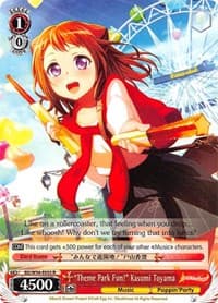 "Theme Park Fun! "Kasumi Toyama" - BanG Dream! Girls Band Party! - Weiss Schwarz card