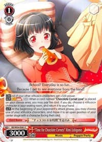 "Time for Chocolate Cornets" Rimi Ushigome - BanG Dream! Girls Band Party! - Weiss Schwarz card