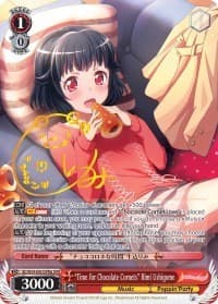 "Time for Chocolate Cornets" Rimi Ushigome (A) (SPM) - BanG Dream! Girls Band Party! - Weiss Schwarz card