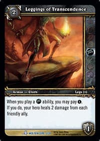 Leggings of Transcendence - Molten Core Treasure - WoW card