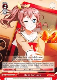 Buns For Luck - BanG Dream! Girls Band Party! - Weiss Schwarz card