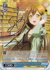 "Shared Happiness" Tae Hanazono (B) (SP) - BanG Dream! Girls Band Party! - Weiss Schwarz card