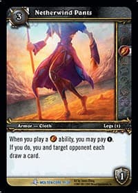 Netherwind Pants - Molten Core Treasure - WoW card