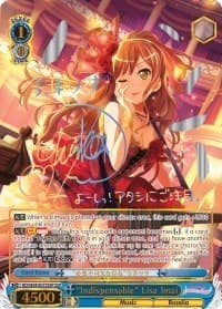 "Indispensable" Lisa Imai (SSP) - BanG Dream! Girls Band Party! - Weiss Schwarz card