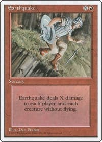 Earthquake - Fourth Edition - Magic: The Gathering card