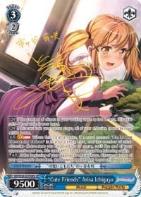 "Cute Friends" Arisa Ichigaya (A) (SP) - BanG Dream! Girls Band Party! - Weiss Schwarz card