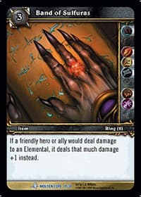 Band of Sulfuras - Molten Core Treasure - WoW card