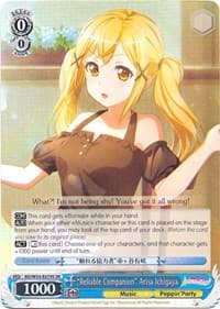 "Reliable Companion" Arisa Ichigaya (SR) - BanG Dream! Girls Band Party! - Weiss Schwarz card