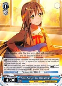 "Our Song" Tae Hanazono - BanG Dream! Girls Band Party! - Weiss Schwarz card