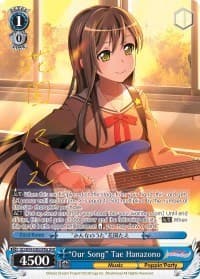 "Our Song" Tae Hanazono (A) (SPM) - BanG Dream! Girls Band Party! - Weiss Schwarz card
