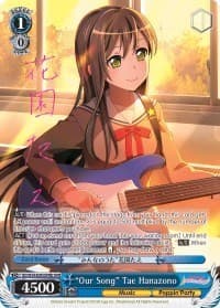 "Our Song" Tae Hanazono (B) (SPM) - BanG Dream! Girls Band Party! - Weiss Schwarz card