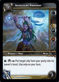 Aurastone Hammer - Molten Core Treasure - WoW card