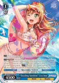 "Dazzling Sunshine" Lisa Imai (B) (SPM) - BanG Dream! Girls Band Party! - Weiss Schwarz card