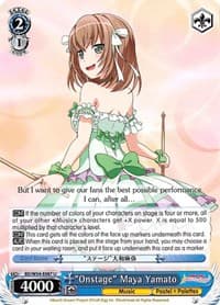 "Onstage" Maya Yamato - BanG Dream! Girls Band Party! - Weiss Schwarz card